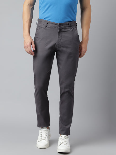 KETCH Slim Fit Men Grey Trousers - Buy KETCH Slim Fit Men Grey Trousers  Online at Best Prices in India | Flipkart.com