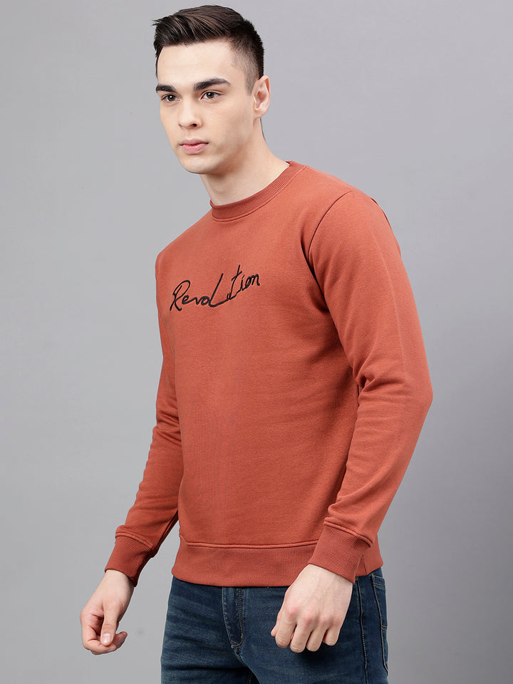 Men Arabian Spice Standard Fit Solid Sweat Shirt