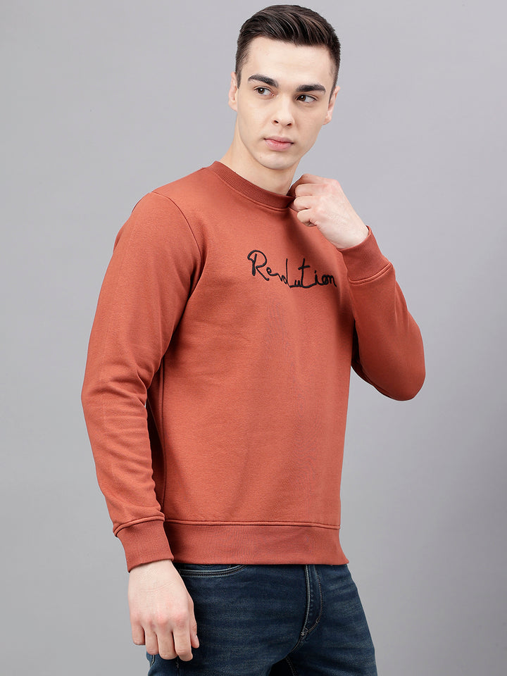 Men Arabian Spice Standard Fit Solid Sweat Shirt