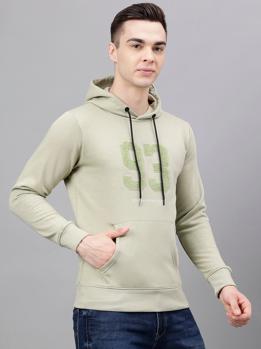 Men Pista Standard Fit Solid Sweat Shirt