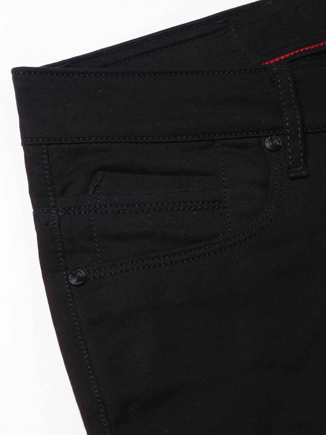 Men Black Slim Fit Mid Rise Clean Look Stretchable Jeans