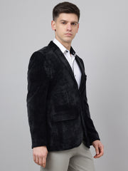 Richlook Smart Fit Black Blazer for Men's