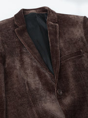 Richlook Smart Fit Brown Blazer for Men's