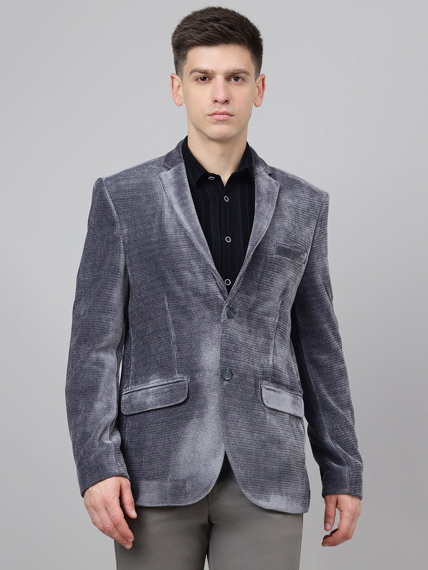 Richlook Smart Fit Grey Blazer for Men's