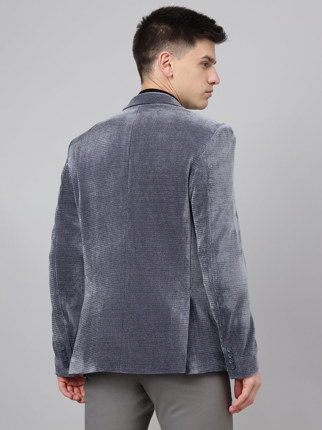 Richlook Smart Fit Grey Blazer for Men's