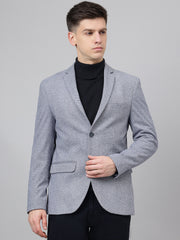 Richlook Smart Fit Grey Blazer for Men's