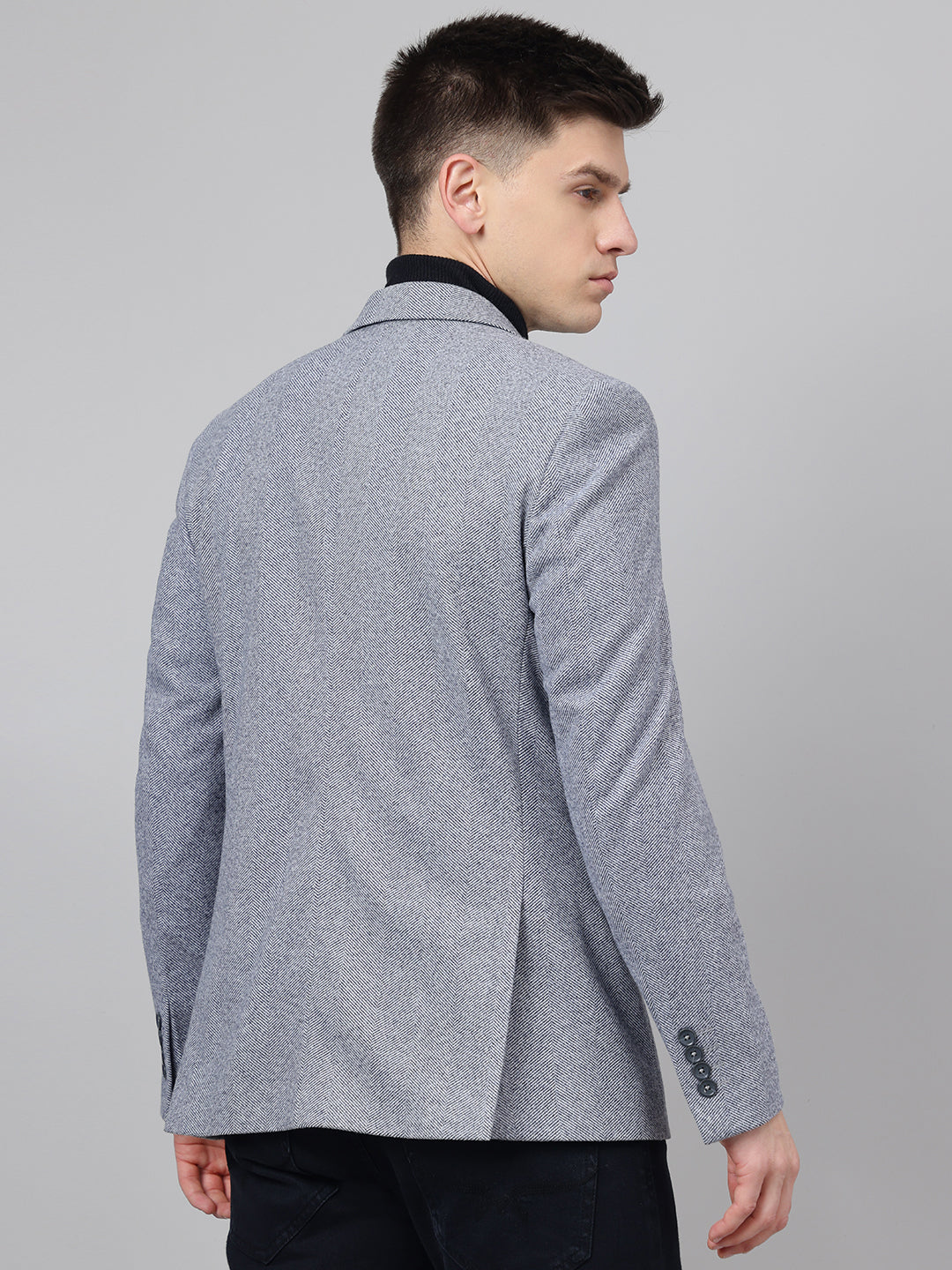 Richlook Smart Fit Grey Blazer for Men's