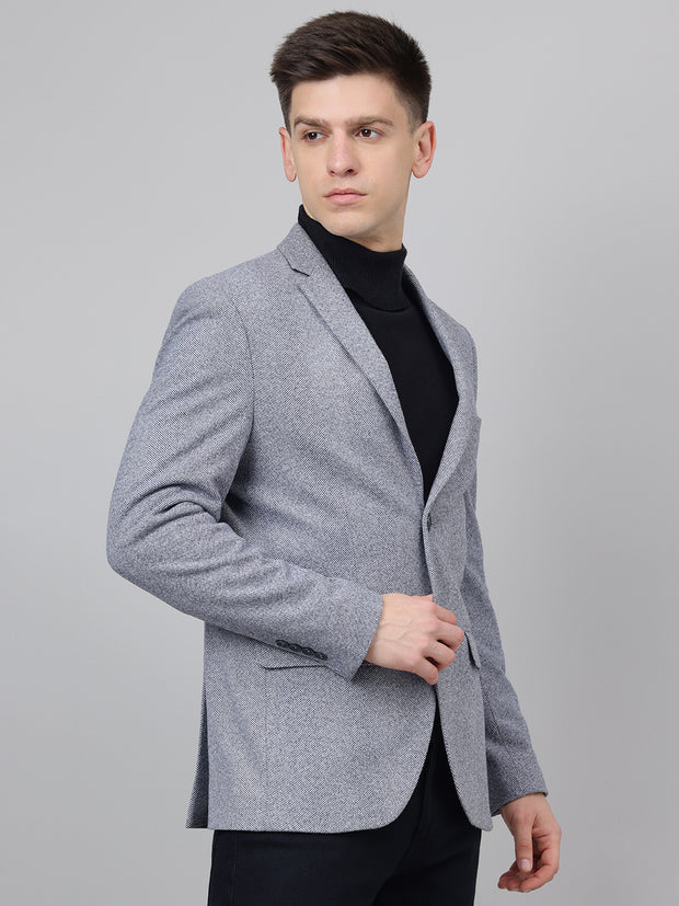 Richlook Smart Fit Grey Blazer for Men's