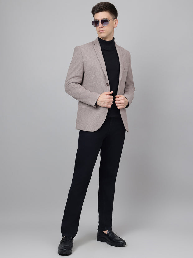 Richlook Smart Fit Brown Blazer for Men's