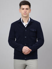 Richlook Regular Fit Dark Navy Blazer for Men's