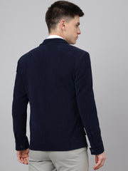 Richlook Regular Fit Dark Navy Blazer for Men's