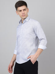 Richlook Regular Fit White Clubwear/Partywear Shirts for Men's