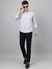 Richlook Regular Fit White Clubwear/Partywear Shirts for Men's