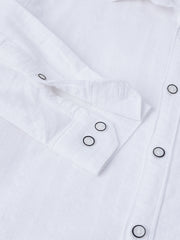 Richlook Regular Fit White Casual Shirts for Men's