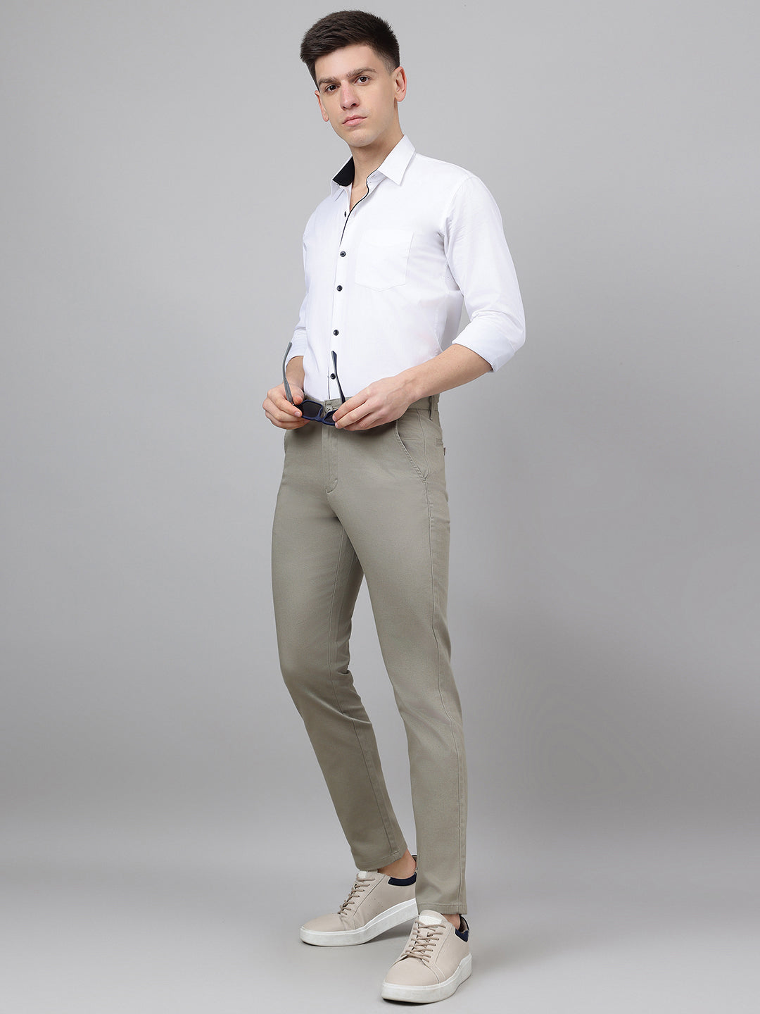 Richlook Casual Gray Trouser for Men's