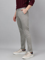 Richlook Casual Light Gray Trouser for Men's