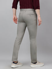 Richlook Casual Light Gray Trouser for Men's