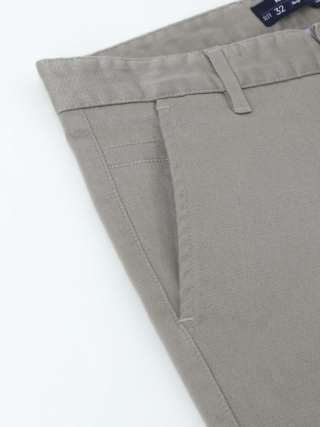 Richlook Casual Light Gray Trouser for Men's