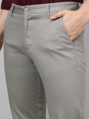 Richlook Casual Light Gray Trouser for Men's