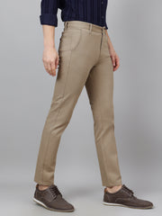 Richlook Casual Beige Trouser for Men's