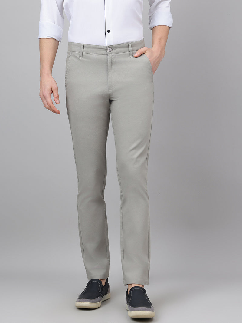 Richlook Casual Light Gray Trouser for Men's