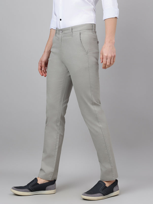 Richlook Casual Light Gray Trouser for Men's