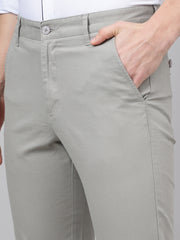 Richlook Casual Light Gray Trouser for Men's