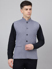 Richlook Jawahar Jacket Blue waistcoat for Men's