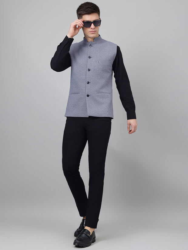 Richlook Jawahar Jacket Blue waistcoat for Men's