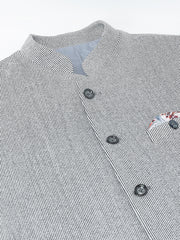 Richlook Jawahar Jacket style Dark Gray waistcoat for Men's