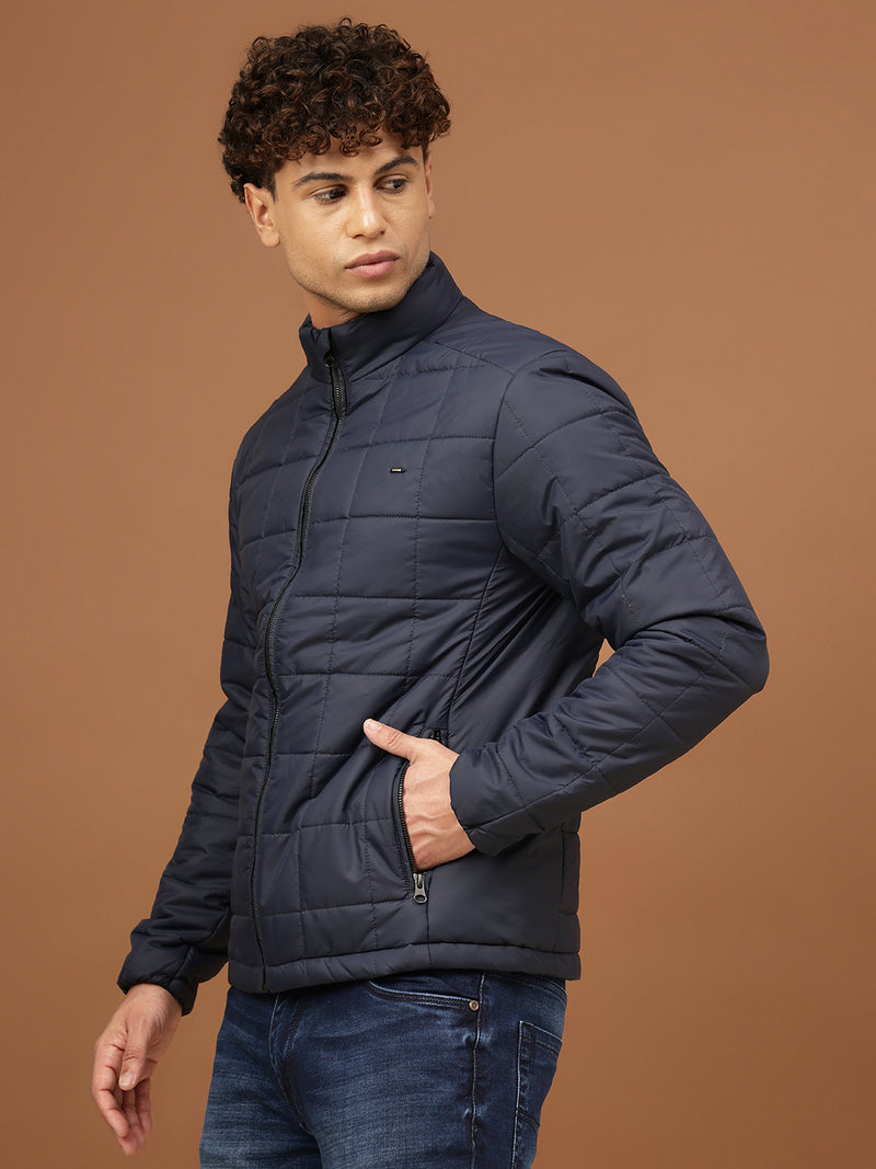 Richlook Men Navy Puffer Jacket