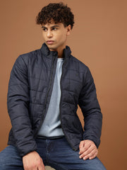 Richlook Men Navy Puffer Jacket