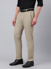 Men Tree House Standard Fit Solid Formal Trouser