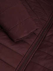 Richlook Women Maroon Full Zipper Hoodie Jacket