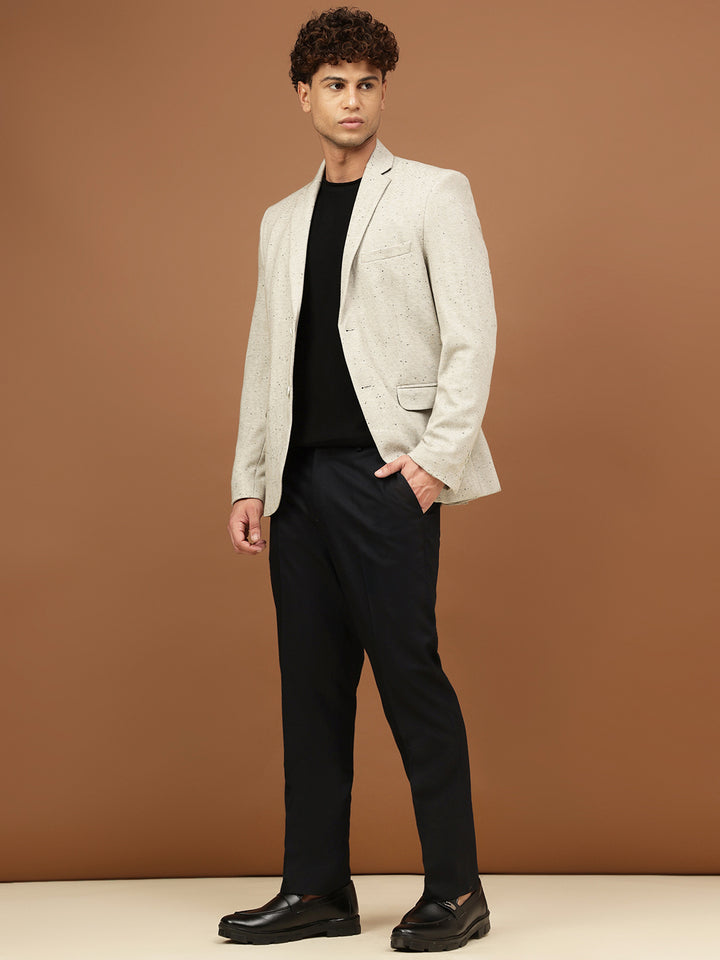 Richlook Men Desert Grey Smart Fit Blazer