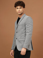 Richlook Men Blue Smart Fit Blazer