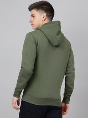 Richlook Regular Fit Olive Sweatshirt for Men's