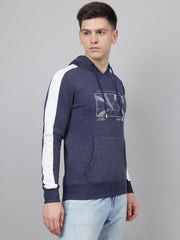 Richlook Regular Fit Navy Sweatshirt for Men's