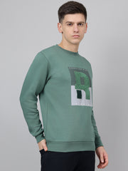 Richlook Regular Fit Blue Spruce Sweatshirt for Men's