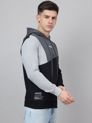 Richlook Regular Fit Black Sweatshirt for Men's