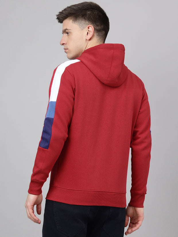 Richlook Regular Fit Tamattow Red Sweatshirt for Men's