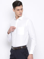 White Formal Regular Fit Shirt