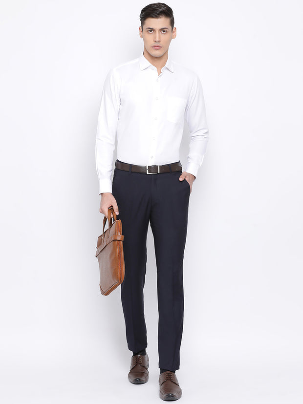 White Formal Regular Fit Shirt