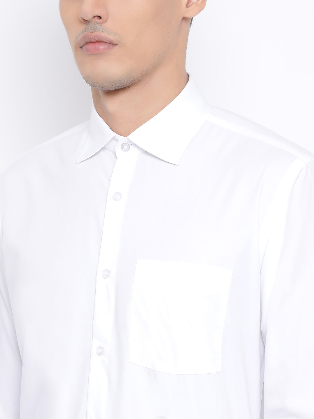 White Formal Regular Fit Shirt