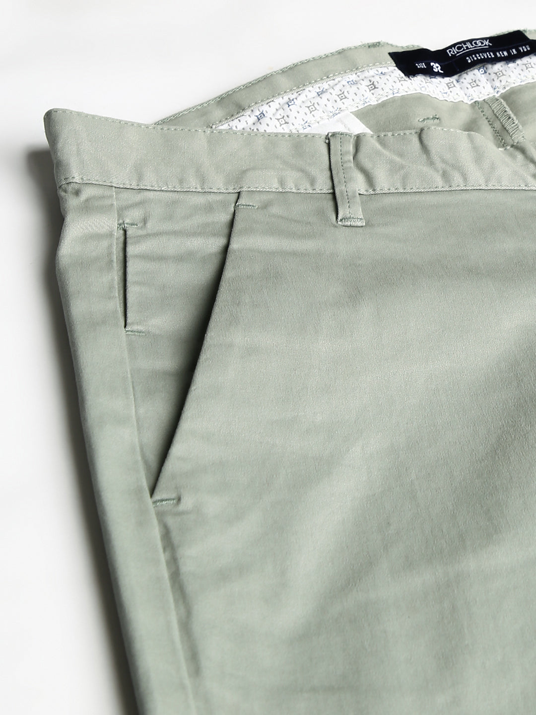 Buy Light Blue Trousers & Pants for Men by RICHLOOK Online | Ajio.com